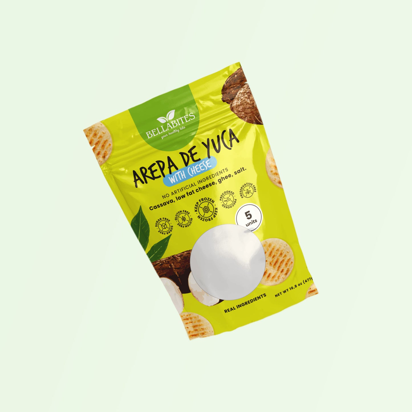 Arepas de Yuca CON QUESO