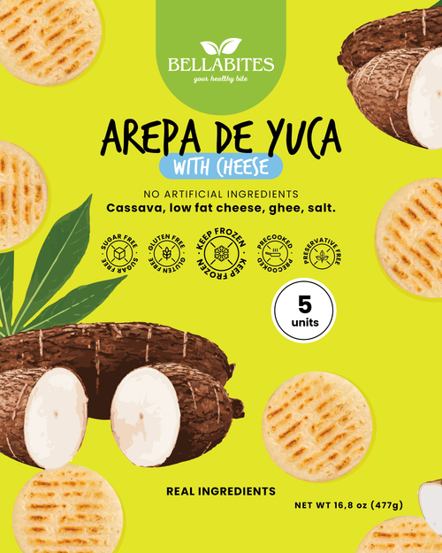 Arepas de Yuca with Cheese